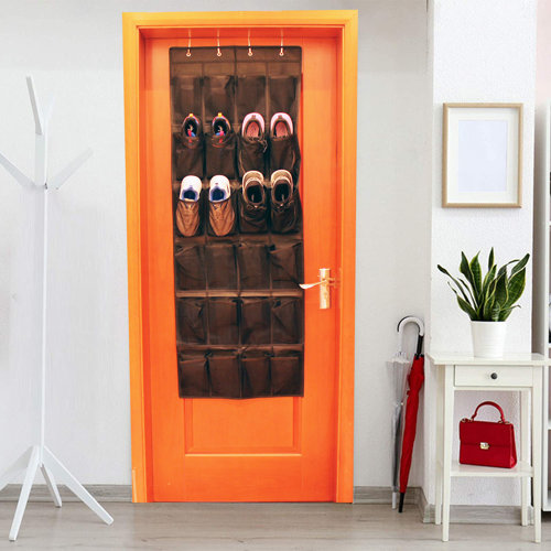 Rebrilliant 12 Pairs Fabric Hanging Shoe Organizer & Reviews Wayfair